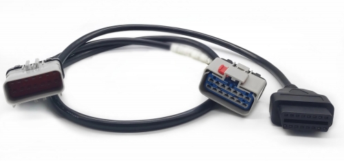 RP1226 male to Rp1226 Female to OBD2 Female Splitter Y cable