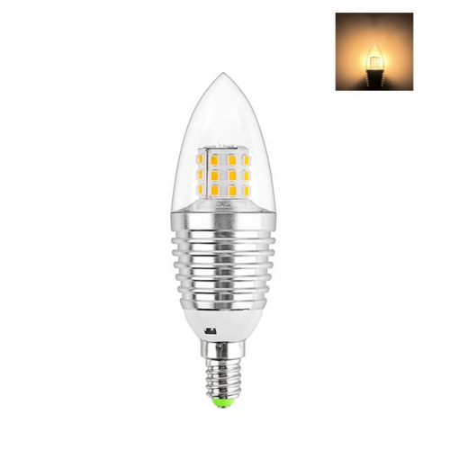 7W AC100-240V E14 SMD2835 LED Candle Light Bulb Lamp Warm White