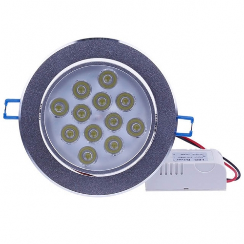 12W AC100V-245V LED Recessed Ceiling Light Dimmable View Angle Adjustable