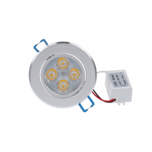 4W AC100V-245V LED Encastré Plafonnier Dimmable Angle de Vue Réglable