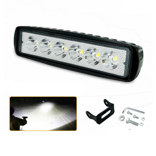 18W DC12V DC24V LED Arbeitsscheinwerfer Licht Bar Offroad Spot Beam/Flood Beam