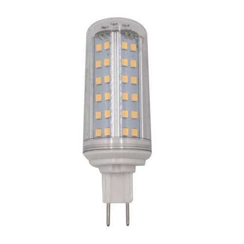 10W AC85-265V G8.5 LED ampoule de maïs lampe dimmable couvercle clair