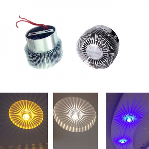 3W Anbau LED Sonnenblume Deckenleuchte Wandleuchte Warmweiß Rot Blau Grün Blau RGB mit Fernbedienung