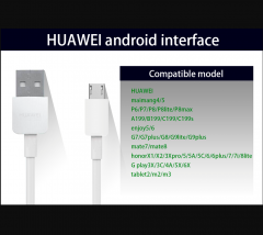 HUAWEI Original Fast Charge Micro USB Cable Connector Phone Charger Data Cabel Support 5V/9V2A Quick Travel Charging supercharge