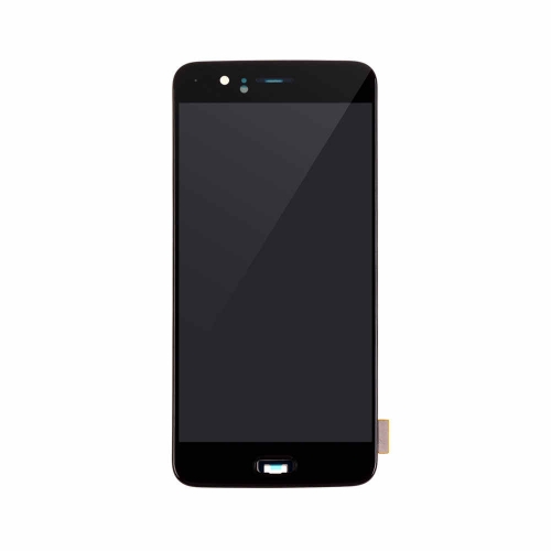 For OnePlus 5 OLED Display and Touch Screen Digitizer Assembly with Frame Replacement - Black