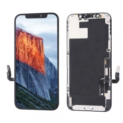 LCD para el ensamblaje del digitalizador de pantalla OLED del iPhone 12 12 Pro con reemplazo del ensamblaje de la pantalla del marco