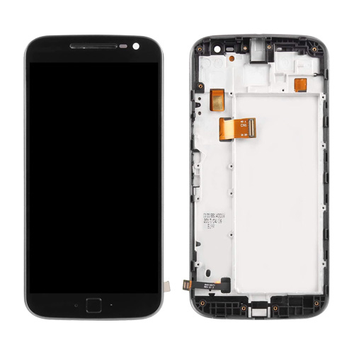 For Moto G4 plus LCD Display Touch Screen Digiziter Assembly With Frame
