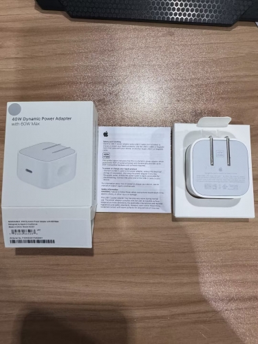 USB-C 40W Dynamic Power Adapter with 60W Max EU US Version