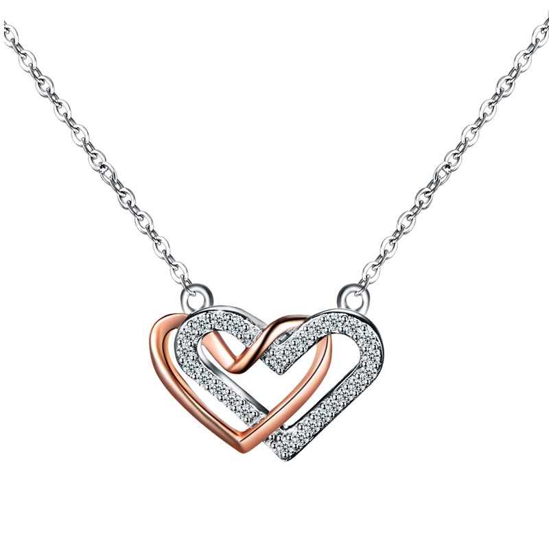 Heart with Heart for Lovers Necklace