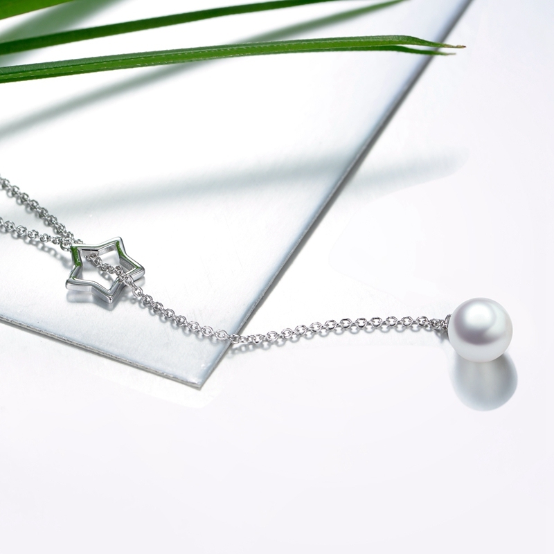 Five-pointed Star Pendant with Pearl