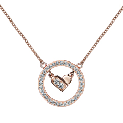 Love Heart Shining Necklace