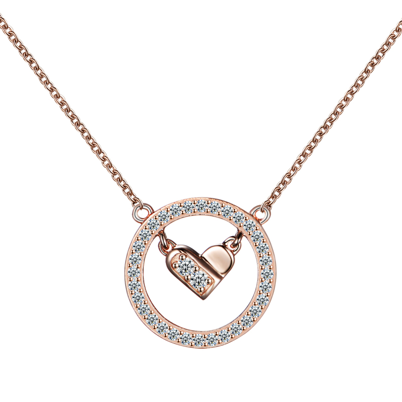 Love Heart Shining Necklace