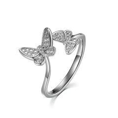 Butterfly Shape Open Ring