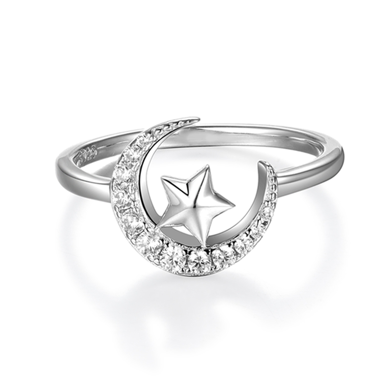 Star Moon Ring