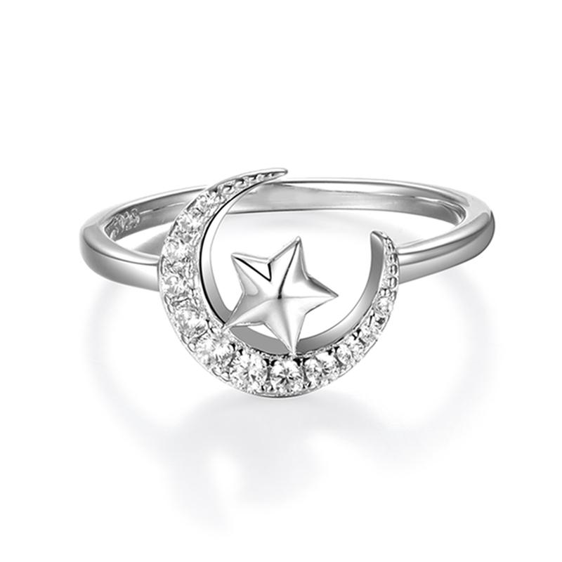 Star Moon Ring