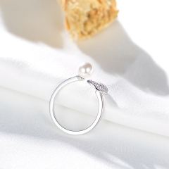 Crescent Moon Open Ring