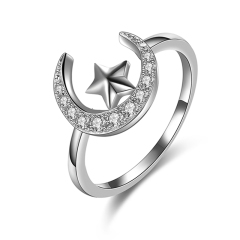 Star Moon Ring