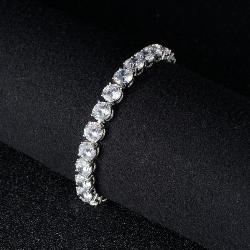 8mm AAA CZ Tennis Bracelet