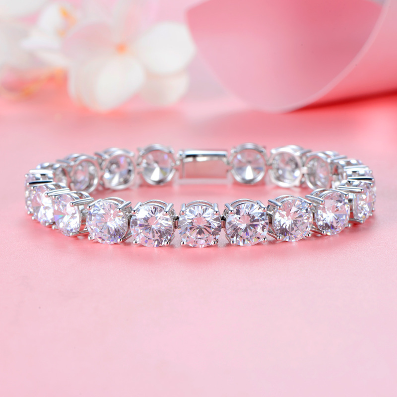 8mm AAA CZ Tennis Bracelet