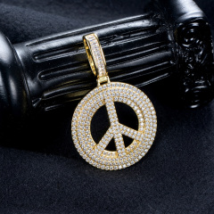 peace symbol pendant