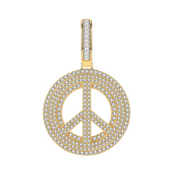 peace symbol pendant