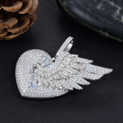 heart wing pendant