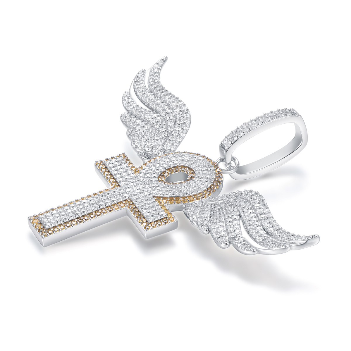 ankh cross wing pendant