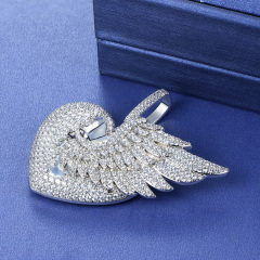heart wing pendant