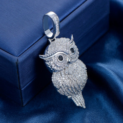 ice out owl pendant