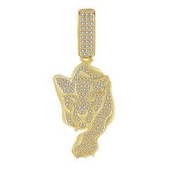 crawl leopard pendant