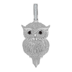 ice out owl pendant