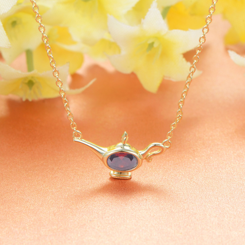 Birthstone Wonderful Lamp Necklace