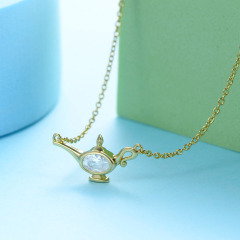 Apr. Birthstone Wonderful Lamp Necklace