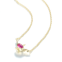 Jul. Birthstone Wonderful Lamp Necklace