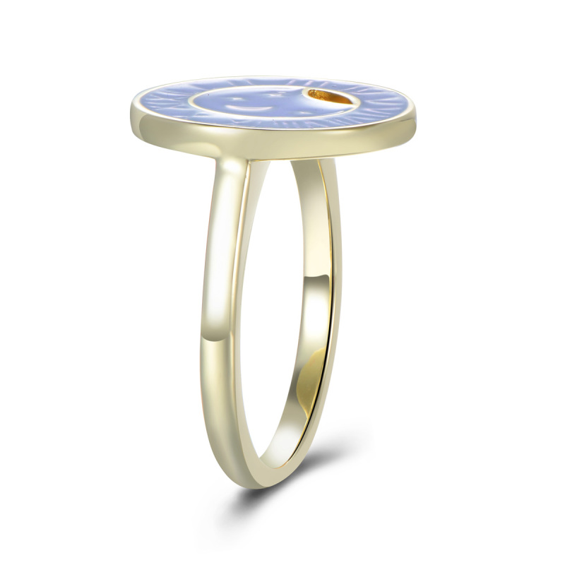 the stars moon clock ring