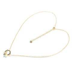 golden bee pendant necklace