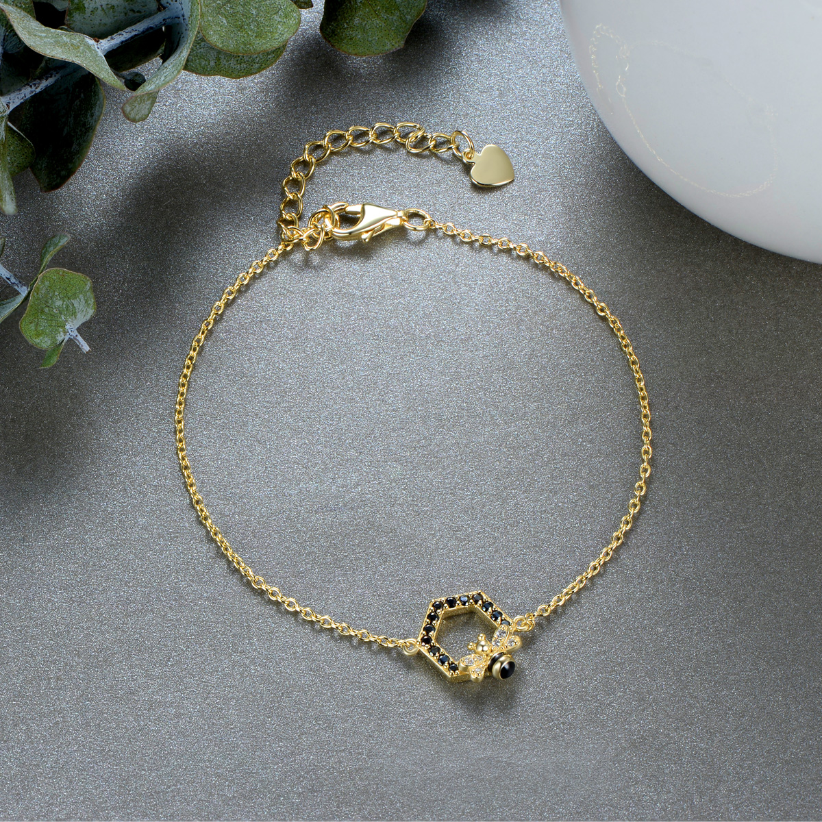 golden bee bracelets