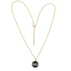 infinity coin pendant necklace