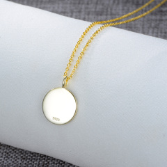 infinity coin pendant necklace