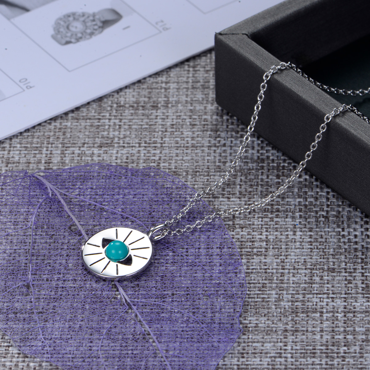 evil eye pendant necklace