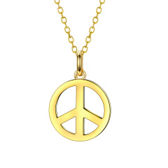 peace symbol pendant necklace