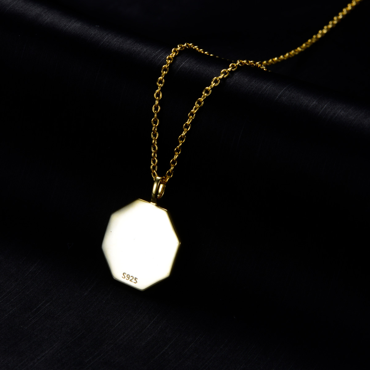 white enamel cross pendant necklace