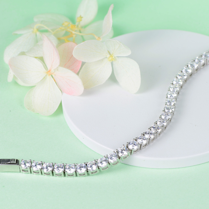 4mm AAA CZ Tennis Bracelet