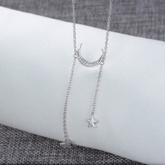 moon and star necklace