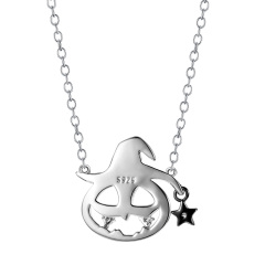 Magic Pumpkin Ghost Necklace