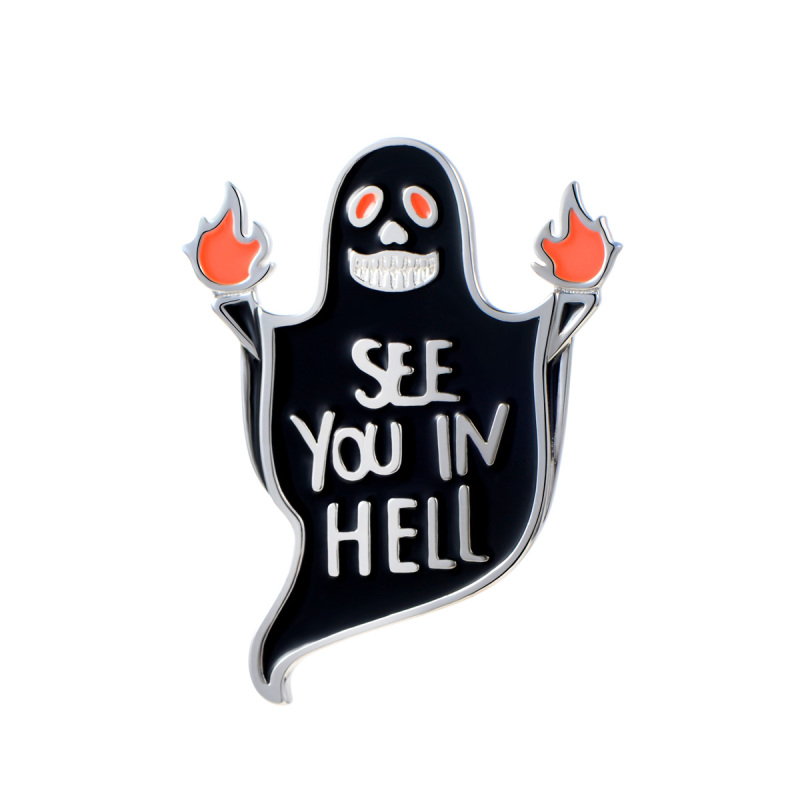 See You In Hell Brooch