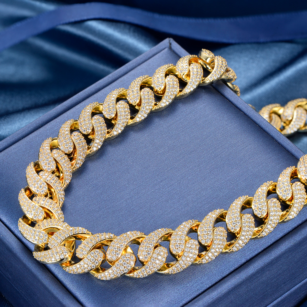 18K Gold Plated Cuban Link Chain 13mm