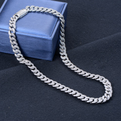 Cuban Link Chain Iced Out Necklace 10mm