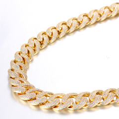 18K Gold Plated Cuban Link Chain 13mm