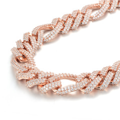 Rose Gold Cuban Link Chain 14mm